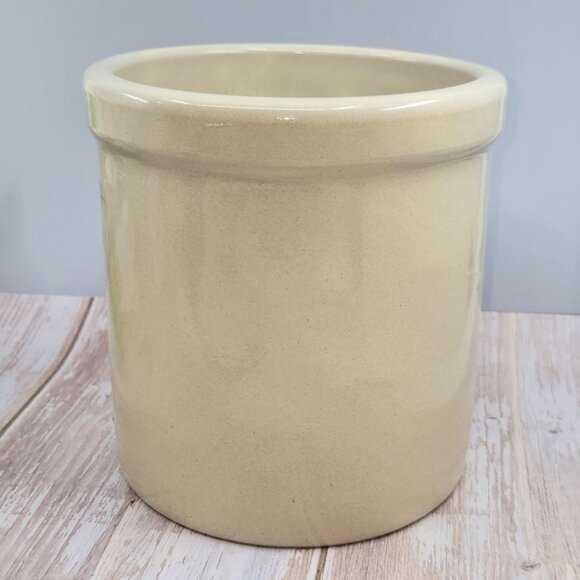 Ransbottom Floral Crock with Wooden lid - Picture 5 of 9